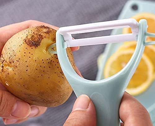 Giftock 3 in 1 Fruit Knife Sets Paring Knives Chopping Boards Fruits Peeler 3PCS Suits Kitchen Cooking Vegetable Ceramic Knife Tools