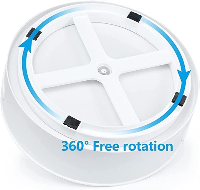 Giftock 360° Rotating Kitchen Organizer Tray Lazy SuMulti-Purpose Kitchen Storage Revolving Tray Cosmetic Organiser Rotating Tray for Kitchen Spice Rack (Beige)