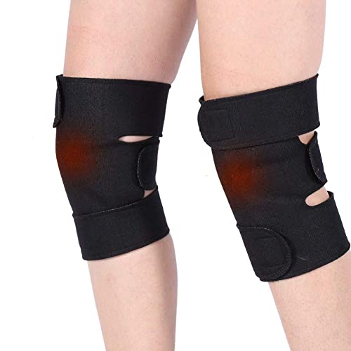 Giftock Magnetic Therapy Hot Knee Belt Self Heating Knee pad Knee Support Belt Tourmaline Knee Braces Support Heating Belt Strap Cap for Pain Relief Knee Protection Belt for Leg Pain (1)