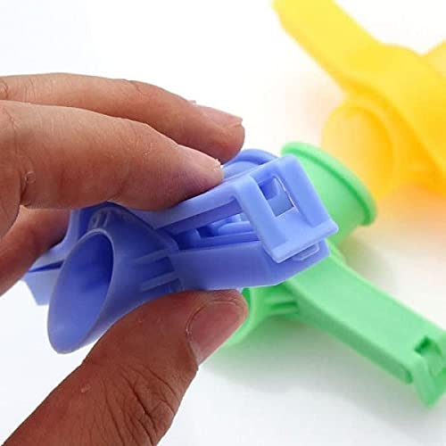 Giftock 2 Pcs Food Bag Sealing Clip Multi functional Food Preservation Seal Clip with Large Discharge Nozzle (Multi color)