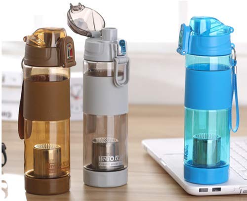Giftock Alkaline Water Bottle Filter Rich Healthy and Anti Aging Flask Drink Minerals Water and Improves Skin Tone Water Purifier Plastic Bottle