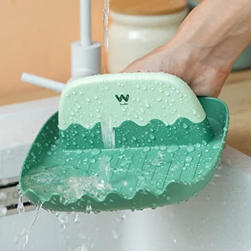Giftock 5 Slots Multifunction Kitchen Cooking Utensil Plastic Stand Holder Heat Resistant Cooking Spatula Holder Tray Kitchen Gadgets Pan Cover Lid Rack (Multicolor)