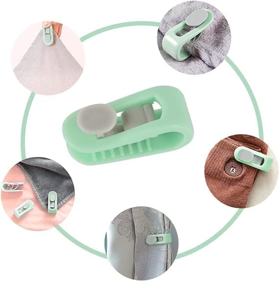 Giftock Cover Clip No Pins Quilt Fixer Clip Non-Slip Duvet Insert Anti-Movement Bed Quilt Clamps Comforter Needle-Free Duvet Fasteners Grippers Prevent Bunching and Shifting (Set of 6 PCS)