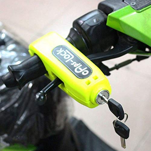Giftock Heavy Duty Bike Brake Lock - Locking System by Holding Handle Bar with Brake Lever for All Bikes & Scooters (Multicoloured)
