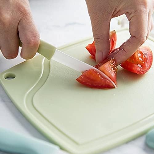 Giftock 3 in 1 Fruit Knife Sets Paring Knives Chopping Boards Fruits Peeler 3PCS Suits Kitchen Cooking Vegetable Ceramic Knife Tools