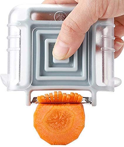 Giftock Enterprise Vegetable Peeler Julienne Peeler Cabbage, Potato, Apple, Carrot Peelers Multifunction Vegetable Fruit Kitchen Cutter, 3 in 1 Switchable PeelerMulti