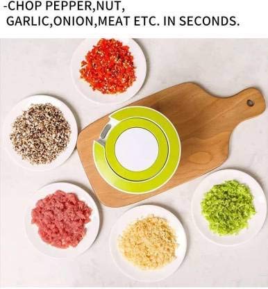 Giftock Mini Handy and Compact Chopper for effortlessly Chopping MAHANT Trade for Your Kitchen (500 ML Quick Chopper)