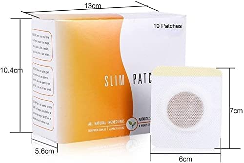 Giftock 10Pcs Slimming Patch Two Choices Magnet Weight Reduce Fat Burning Lose Weight Navel Sticker Belly Slim Patch