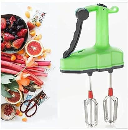 Giftock Jumbo Dual Blade Manual Hand Blender- High-Speed Dual Power Free for Kitchen Beater Whipping Cream Machine -Cakes, Soup Soup, Lassi, Milkshake