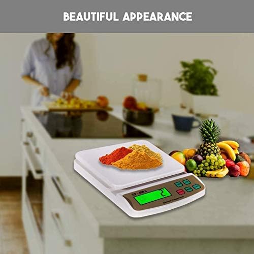 Giftock Multipurpose Kitchen Small Weighing Scale With Tare Function SF 400A, Digital Kitchen Scales Vegetable, Food Weight Machine for Shop Home (10 Kg)