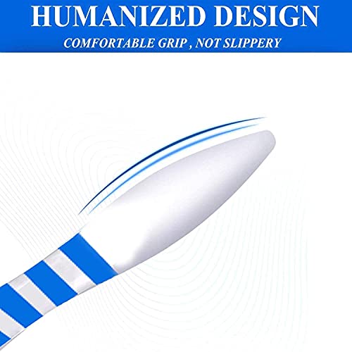 Giftock ABS and Silicone Smart Soft Spiral Swab Easy Earwax Removal Ear Cleaner (White) (b) (BLUE)