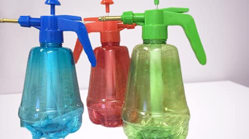 Giftock Premium 1 PC Garden Pump Pressure Sprayer, Lawn Sprinkler, Water Mister, Spray Bottle for HERBICIDES, Pesticide, FERTILIZERS, Plant Flowers 1.5 Litre Capacity - Multicolour