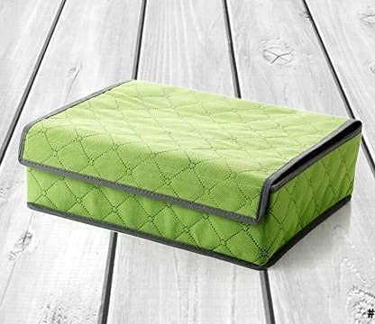 Giftock 24 grid soks closet Container Drawer Foldable Storage Box,Neck Ties Scarves,Socks Bra Underwear organizer box - multi-color