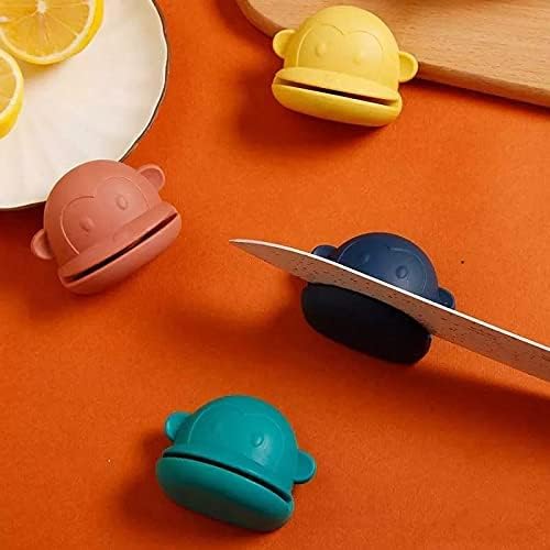 Giftock Cartoon Shaped Knife Sharpener - Stainless Steel Knife Knives Scissor and Blade Sharpening Non-Slip Tool, Grinder Knife Sharpening, Repair, Restore, Polish Blades