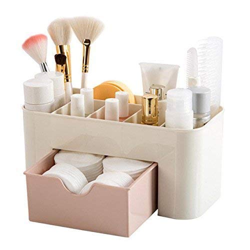 MOHAK Plastic Cosmetic Storage Box Makeup Storage and Organizer (Colour May Very)
