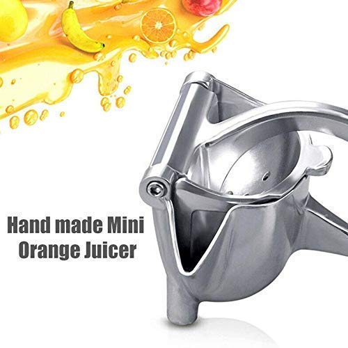 Giftock Aluminium Manual Fruit Juicer Orange Juicer Heavy Duty Hand Press Metal Lime Juicer Hand Juicer, juicer Instant, Orange Juicer, Aluminium Handle Juicer Garlic Paste Per Clove (Aluminium)