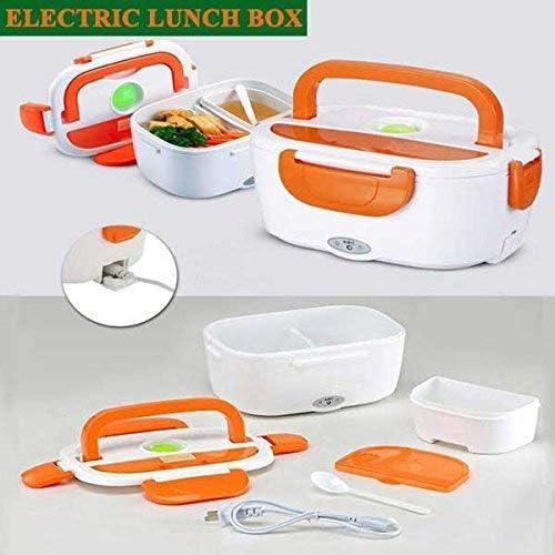Giftock Hard Plastic Multi-Function Electric Portable Food Warmer | Electric Lunch Box | Traveling Lunch Box