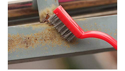 Giftocketail Set of 3 Pc Gas Cleaning Brush | Steel Brush | Wire Brush | Gas Stove Cleaning Brush | Kitchen Tools Cleaning Kit | Chimney Cleaning Brush | Burner Cleaner Brush | Pack of 1 (3pc each)