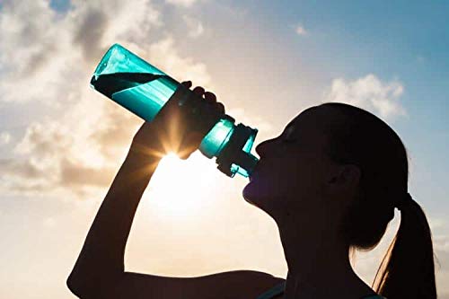 Giftock Alkaline Water Bottle Filter Rich Healthy and Anti Aging Flask Drink Minerals Water and Improves Skin Tone Water Purifier Plastic Bottle