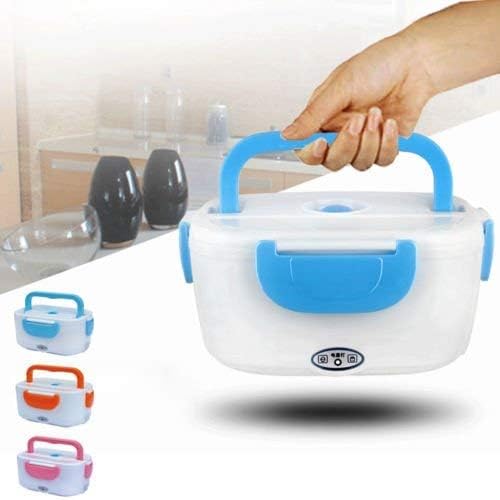 Giftock Hard Plastic Multi-Function Electric Portable Food Warmer | Electric Lunch Box | Traveling Lunch Box