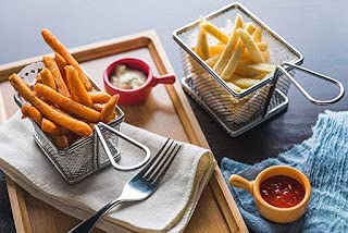 Giftock Point Wonders Stainless Steel Home French Fries Potato Chips, Salad Chipser Strip Cutting Cutter Machine Maker Slicer Chopper Dicer Snacks Finger (Silver)