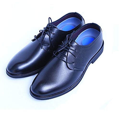 Giftock 1 Pair Men Women Silicon Gel Heel Cushion Insoles Soles Relieve Foot Pain Protectors Spur Support Shoe pad High Heel Inserts Blue