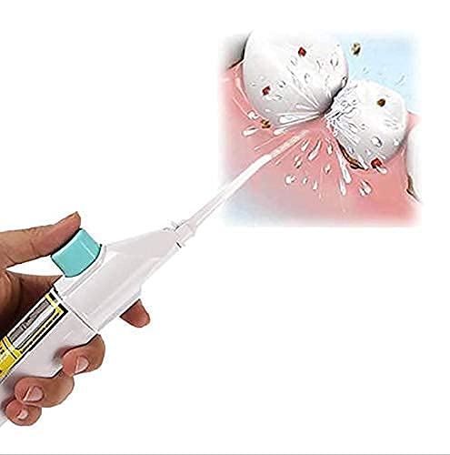 Giftock Speed Dental Care Water-Jet Flosser Tooth Pick Power Dental Cleaning Whitening Teeth Kit Power Floss Air Powered Dental Water Jet for Tooth Cleaner (White Coloured)