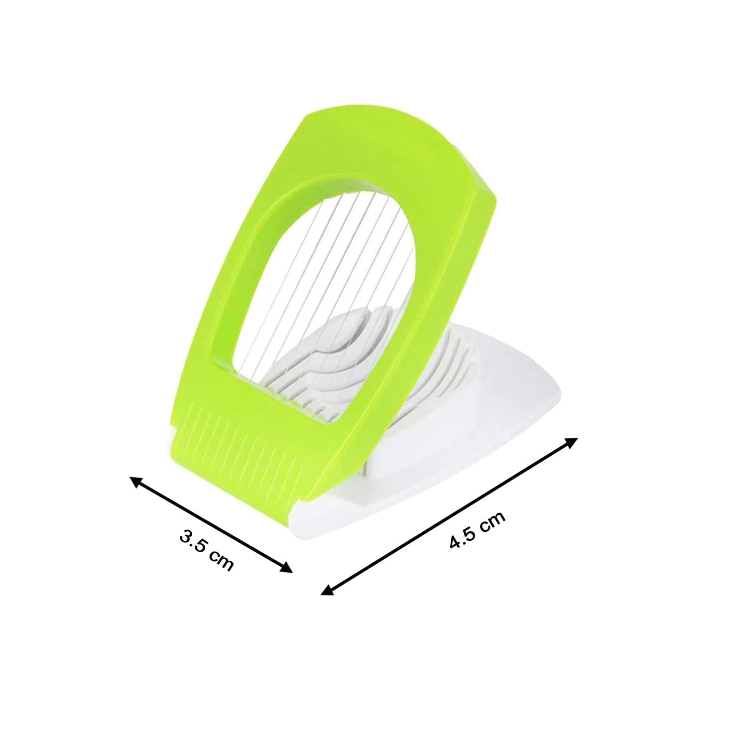 Giftock Plastic Multi Purpose Egg Cutter/Slicer with Stainless Steel Wires