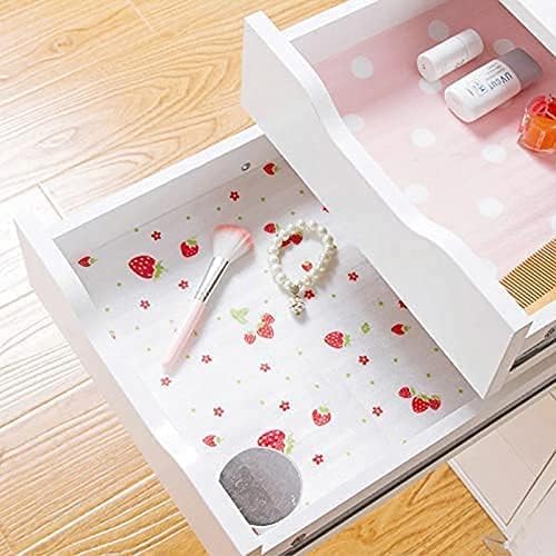 Giftock Kitchen Cabinet Disposable Mat- Multipurpose Waterproof Non-Slip Kitchen Drawer Wardrobe Mat, Shelf Liners for Kitchen Cupboard Liners, Table Drawer Mat, Refrigerator (45x300) (2)