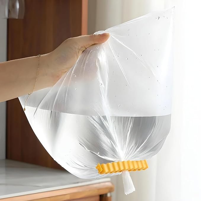 Giftock home and kitchen Creative Snack Sealing Clips Clamp French Fries Plastic Bag Sealers with Holder Fridge Magnet Small Packets Food Seal Mini Clips (12 PCS Set)