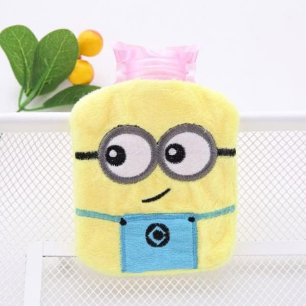 Giftock Small Mini Size Cute Cartoon Designs Cotton Hot And Cold Winter Water Bag Bottle For Heat Therapy Hot Watering Pain Relief Bags Pack Of 1 Multicolor