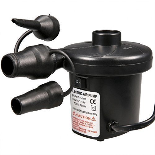 Giftock Multi-Purpose Electric Air Pump for Quickly Inflates/Deflates Sofa, Bed, Swimming Pool Tubes, Toys,Air Bags, Mattresses