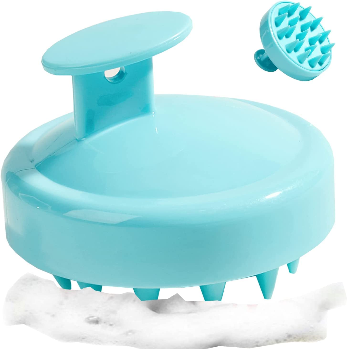 EPISKEY® Scalp Massager Shampoo Brush, Scalp Massage Shampoo Brush Shower Head Scrubber Scalp Brush (BLUE-35)