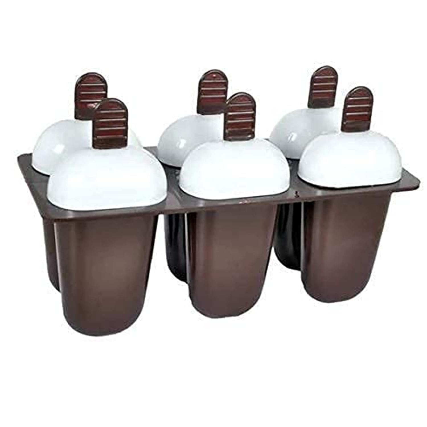 Giftock Ice Candy Moulds for Freezer Ice Pop Makers Plastic Reusable Kulfi Mould Set for Children and Adults- 100% Food Grade (Design -1)