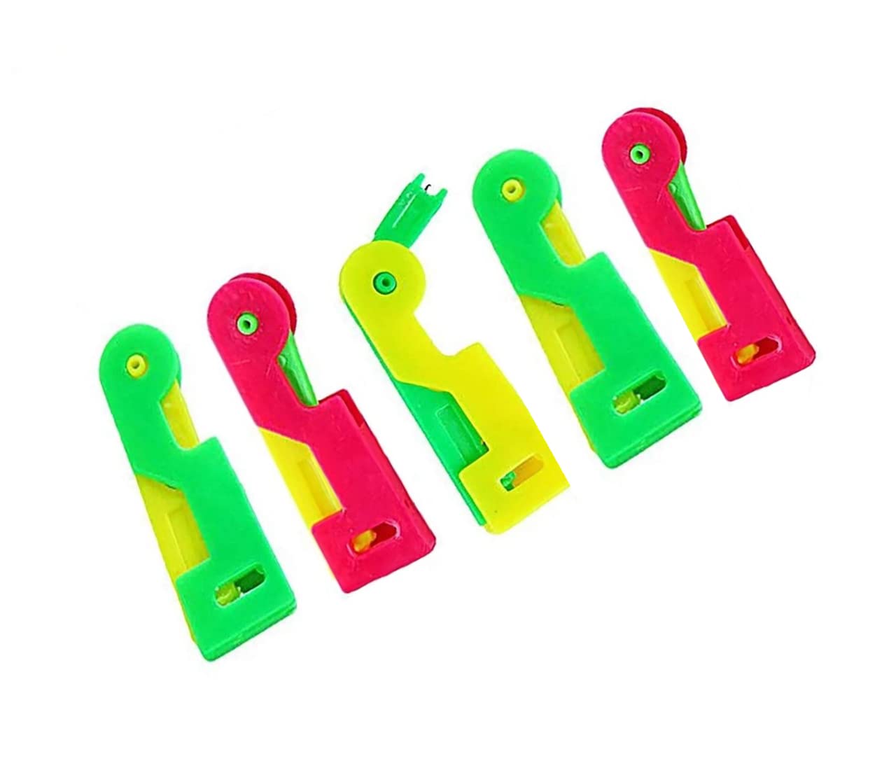 Giftock Pack 03 Pcs Automatic Needle Threader Thread Guide Elderly Use Needle Device, Multicolor