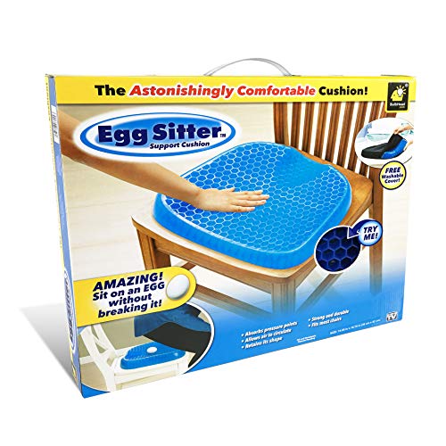 Giftock Egg Sitter Seat Cushion with Non-Slip Cover Breathable Honeycomb Design Absorbs Pressure Points