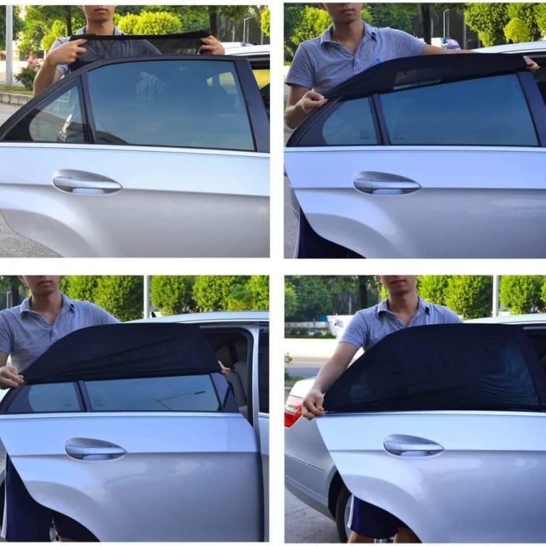 Giftock Set of 4 CAR Glass Window Cover for Sun