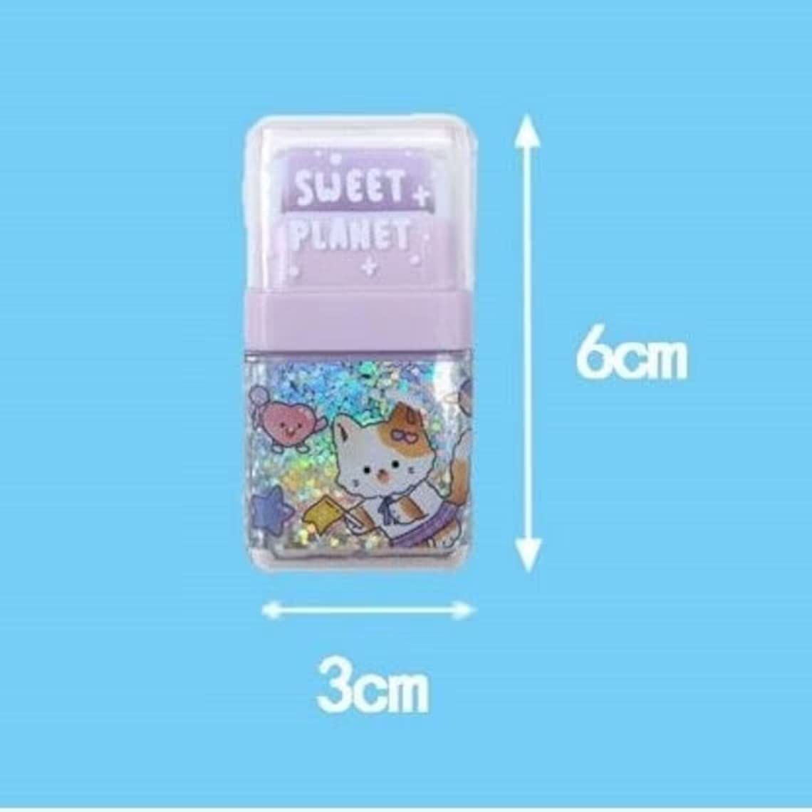 Giftock Mini Cute Pencil Eraser, Cartoon Animal Themed Roller Colorful Rectangle Eraser, Pencil Rubber Erasers for Kids, School, Office Supply, Stationery (Multicolor)