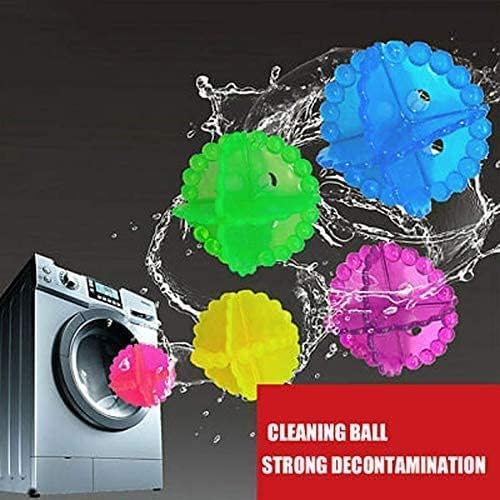 Giftock Washing Machine Ball Durable Cloth Cleaning Ball Laundry Ball for Household Cleaning Washing Machine Clothes Softener Wash Laundry Dryer Ball (Pack of 4, Silicone)