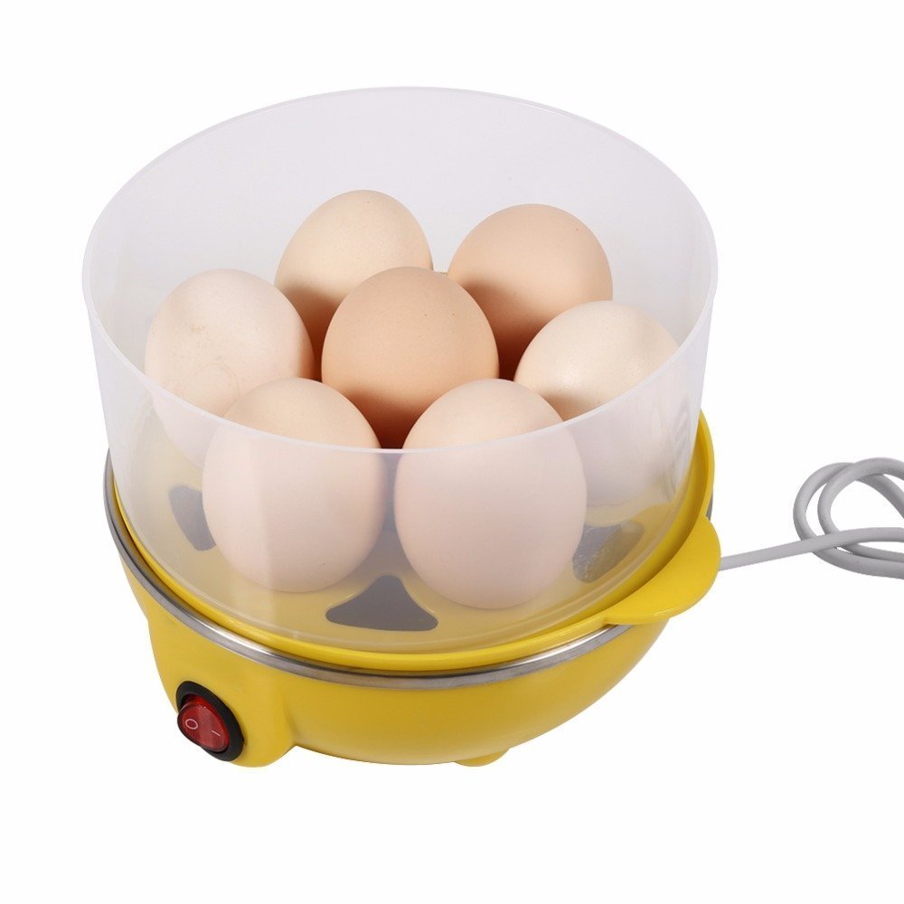 Giftock Egg Boiler With Automatic Off & Double Layer Electric Egg Maker For Boiling, Cooking And Frying The Eggs| Egg Boiler/Egg Poacher Machine / 14 Egg Cooker/Egg Steamer/Omelet Bowl With Tray.