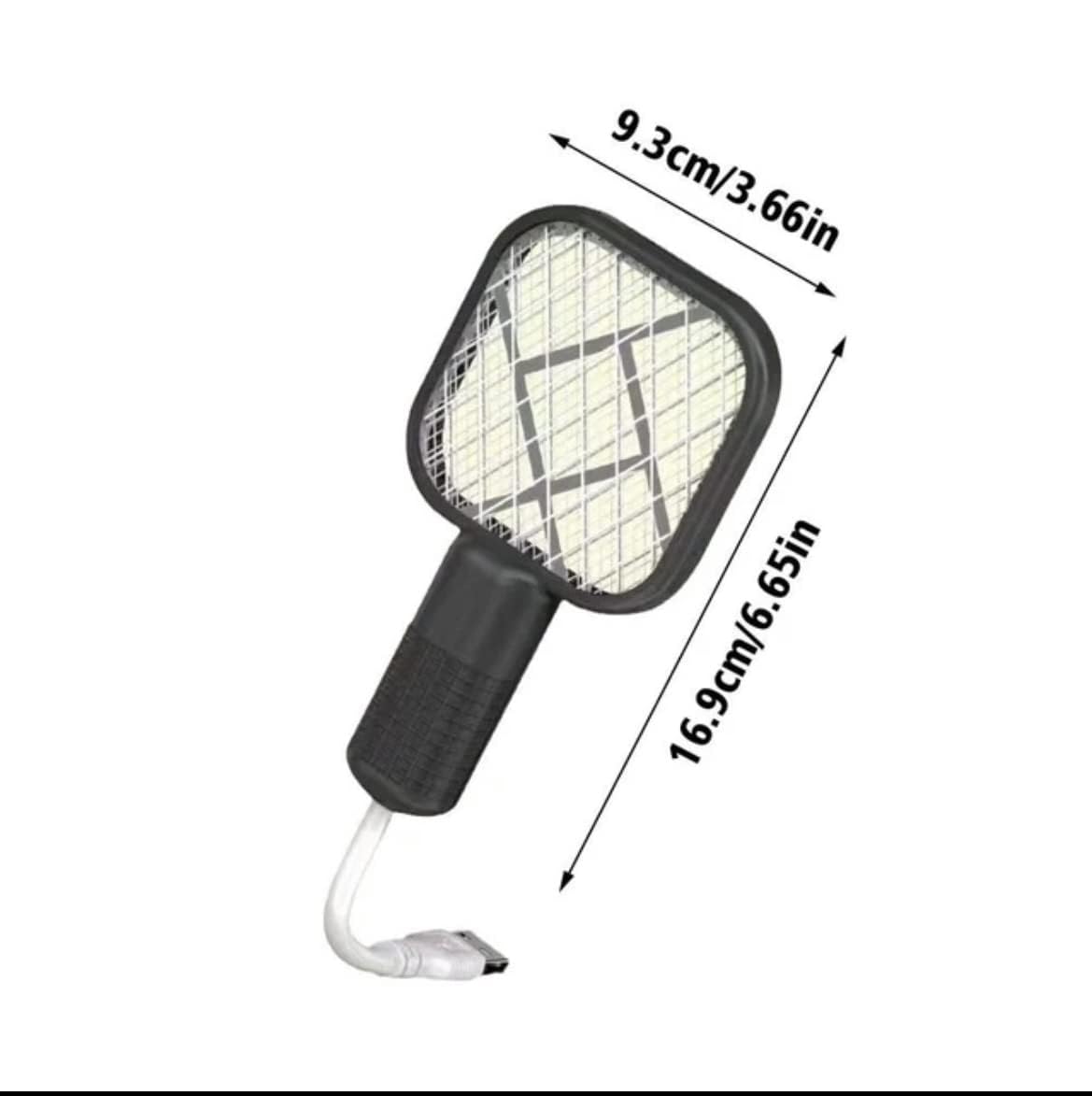 Giftock Mini Mosquito Killer Lamp 2 in 1 Multicunctional Angle Portable Bug Zapper Electric USB Rechargeable Mosquito Fly Bat Swatter Pack of 1
