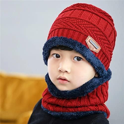 Giftock Wool Beanie Cap & Muffler for Mens & Women  Winter Cap for Men  Mens Woolen Cap with Neck Muffler  Winter Muffler for Women  Soft Woolen Muffler & Cap for Men & Women Black