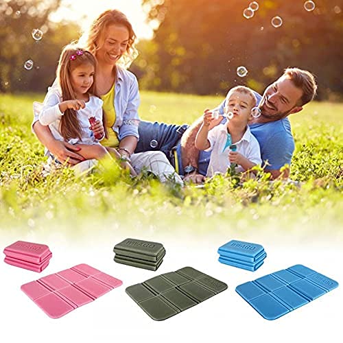 Giftock Picnic Seat, Waterproof Foam Mat Foldable Folding Seat Cushion for Camping for Picnic(Pink)