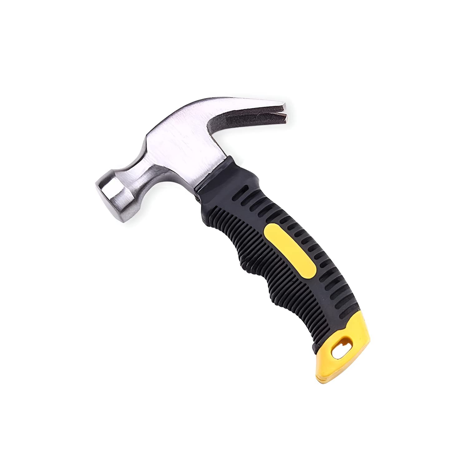 Giftock Mini Hammer Hathodi - Carpenter Claw Hammer Horn Hammer Lifesaving Broken Window Hammer Handle Rubber Grip, 1PCS Small Hammer Stubby Mini Claw Hammers Short Handle Grip