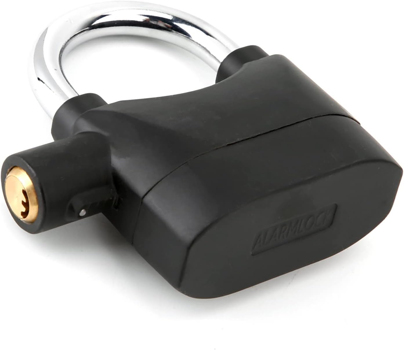 Giftock Alarm Lock Universal Security Anti-Theft Padlock 110db Siren Motion Sensor Safety for Motorcycle Bicycle Door Window | House | Office | Cycle | Bike (1Pc, Black)