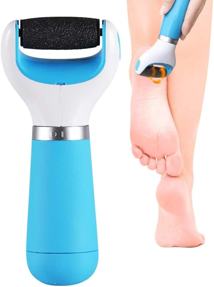 Giftock Dead Callus Remover Pedicure Device for Women Foot Scrubber for Dead Skin & Women Callus Remover for Feet Electronic Smooth and Soft Feet Scrubber Cracked Heels Remover (4-AA CELL INCLUDED)