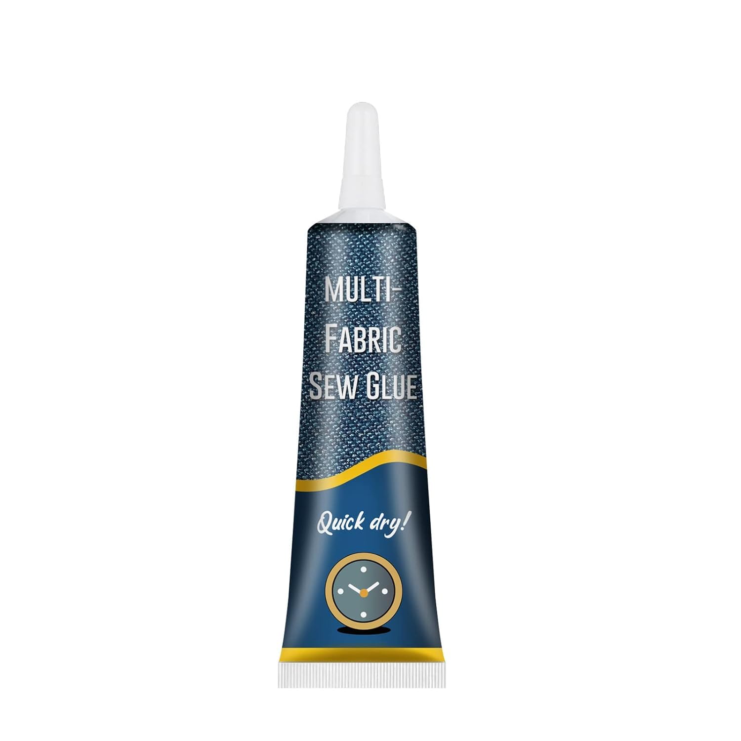 Giftock Fabric Adhesive Glue Strong Bond Clear Drying Waterproof Sew Glue Permanent Washable for Repair, Make Patches on Clothes, All Fabrics 50ML- pack of 1