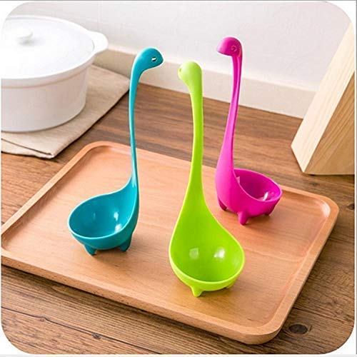 Giftock Nessie Ladle Long Handle Nonstick Spoon and Kitchen Supplies Serving Spoon (3)