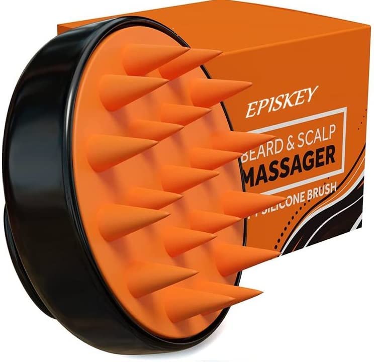 EPISKEY® Scalp Massager Shampoo Brush, Scalp Massage Shampoo Brush Shower Head Scrubber Scalp Brush (BLUE-35)
