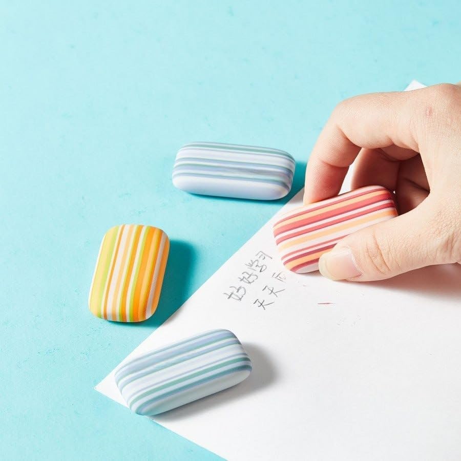 Giftock Bath Soap Style Eraser for Student Awards, Sketch, and Drawing Erasers Soap Design Eraser Sketch, and Drawing Erasers (Pack of 2) (Multicolor)